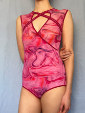 Load image into Gallery viewer, Aphrodite Mesh Heart Bodysuit
