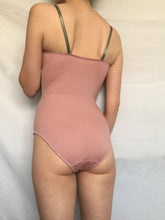 Load image into Gallery viewer, Rhia Pink and Moss Bodysuit
