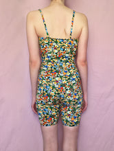 Load image into Gallery viewer, Phoebe 80's Floral Unitard