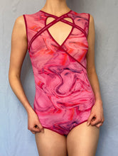 Load image into Gallery viewer, Aphrodite Mesh Heart Bodysuit
