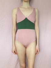 Load image into Gallery viewer, Cleo Pink and Moss Bodysuit
