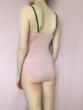 Load image into Gallery viewer, Cleo Pink and Moss Bodysuit
