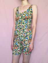 Load image into Gallery viewer, Phoebe 80&#39;s Floral Unitard
