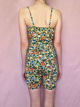 Load image into Gallery viewer, Phoebe 80&#39;s Floral Unitard
