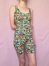 Load image into Gallery viewer, Phoebe 80&#39;s Floral Unitard
